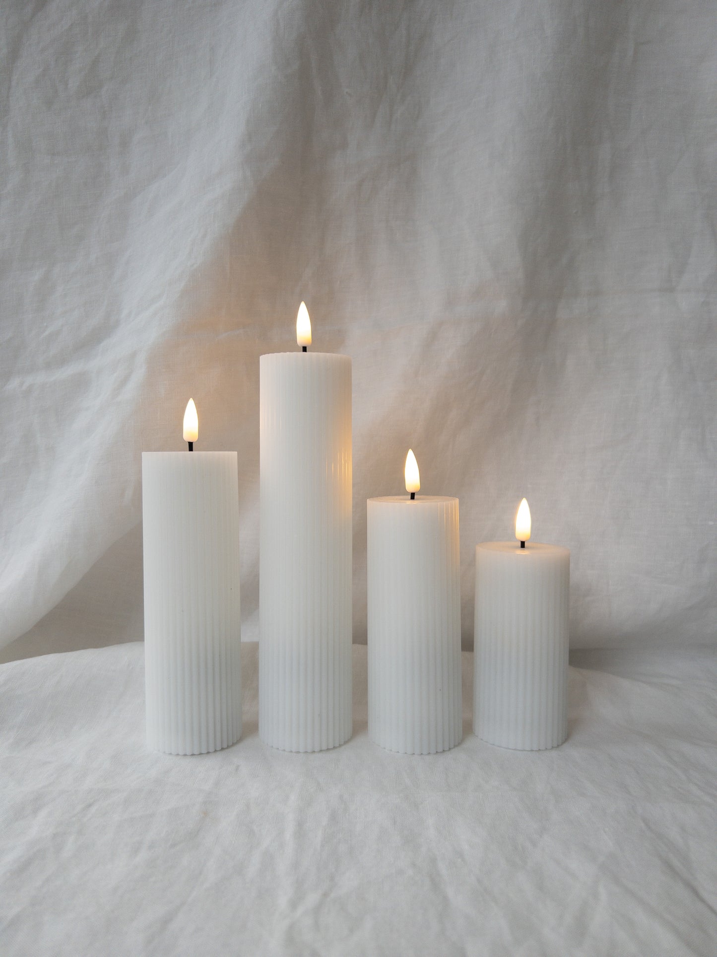 Pillars Ribbed Thin (set of 4)