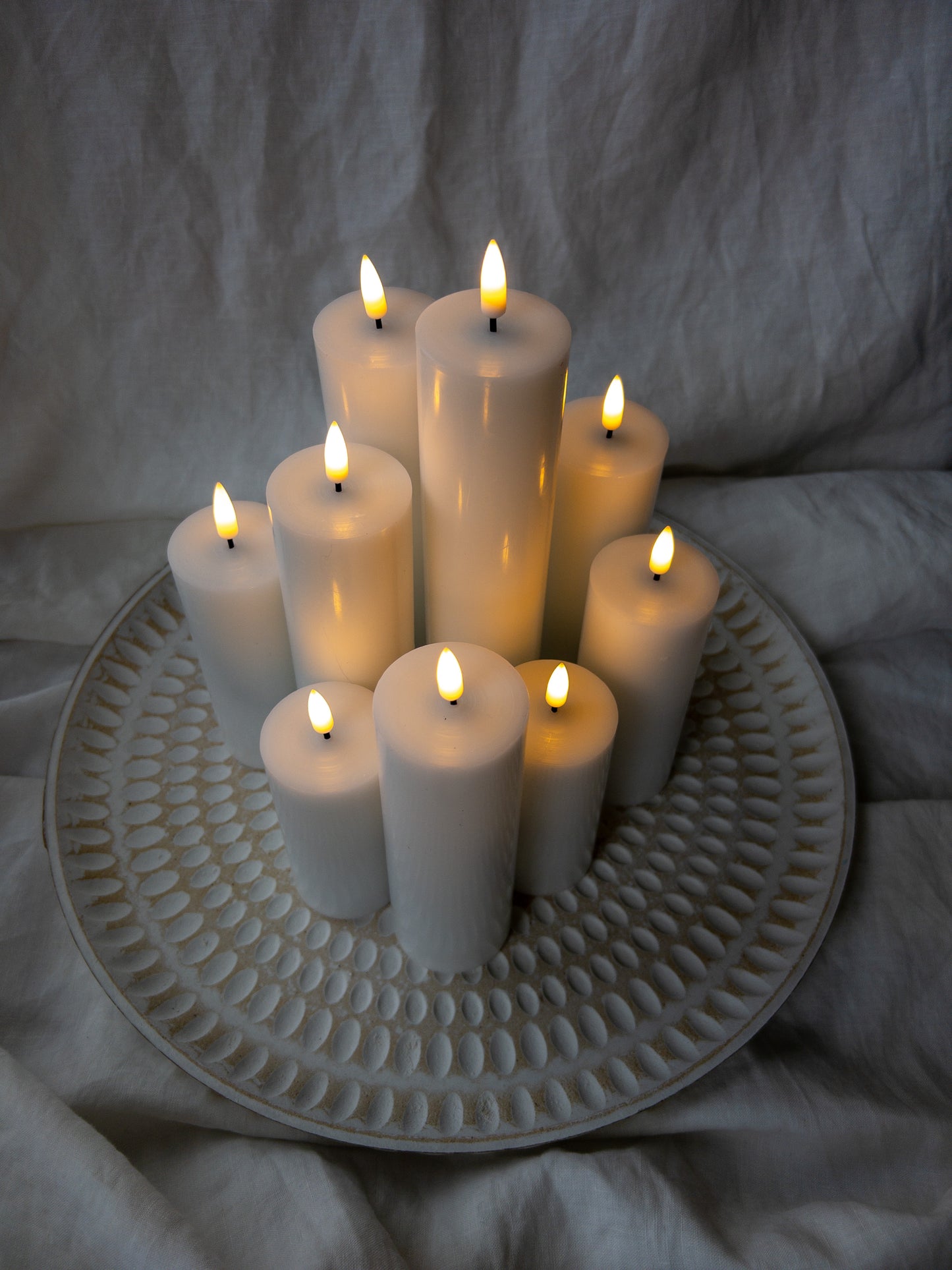 Pillars Smooth Thin (set of 9)