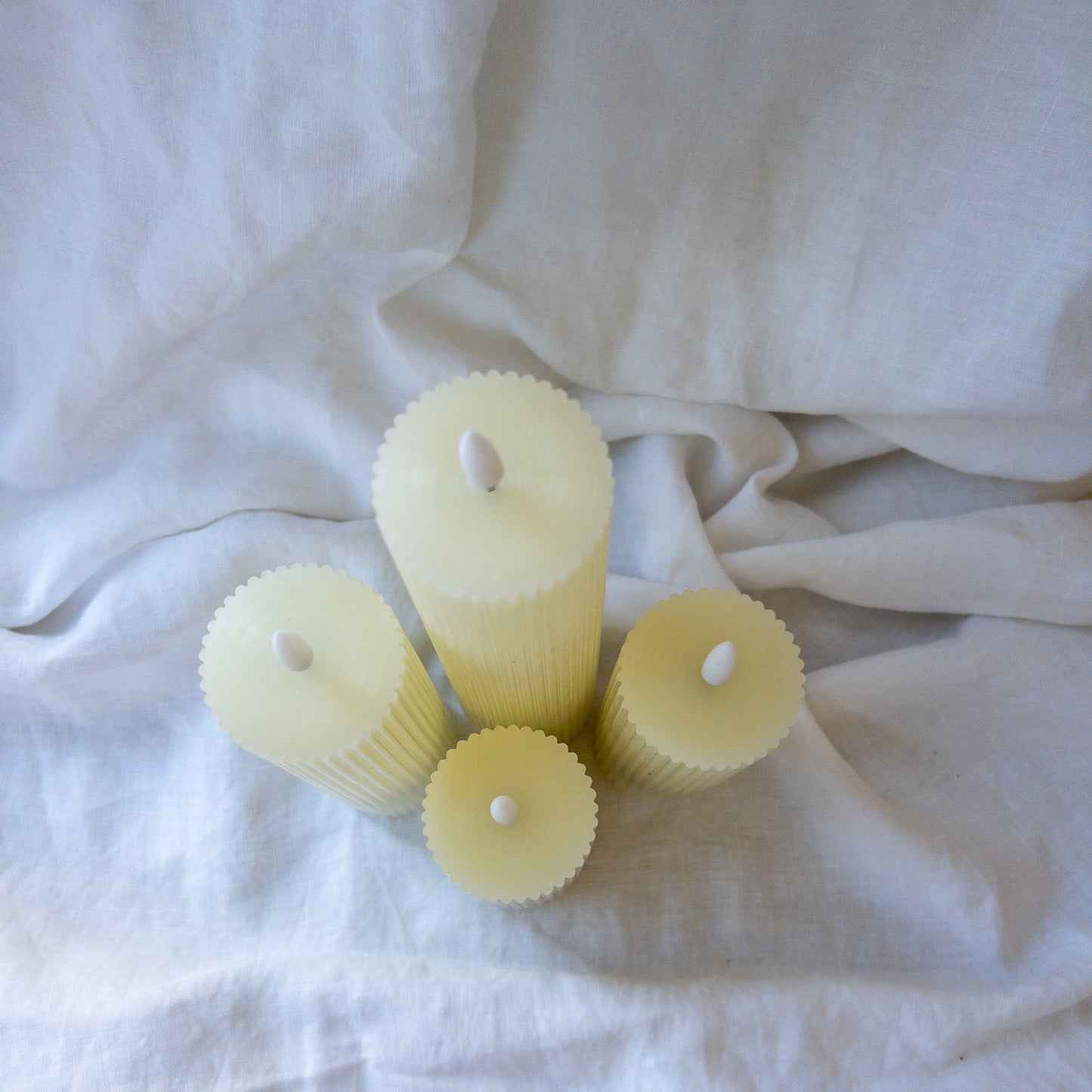 Pillars Ribbed Thin (set of 4)