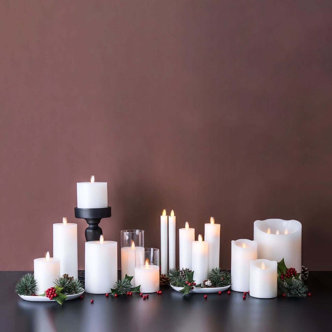 Pillars Melted Wax (set of 3)