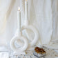 Dinner Candles Flat Top Duo SML