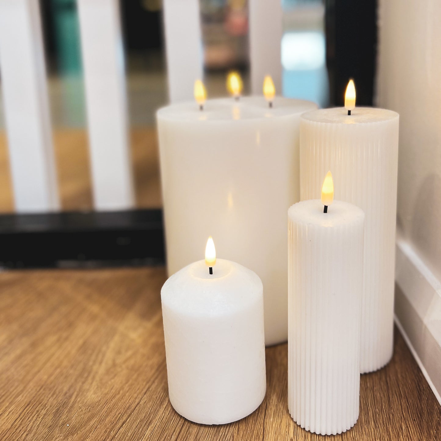 Pillars Ribbed Thick (set of 4)