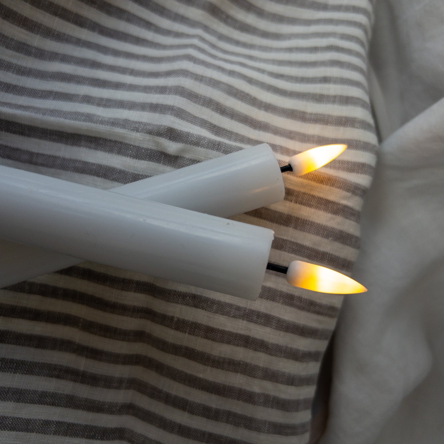 Dinner Candles Flat Top Duo SML