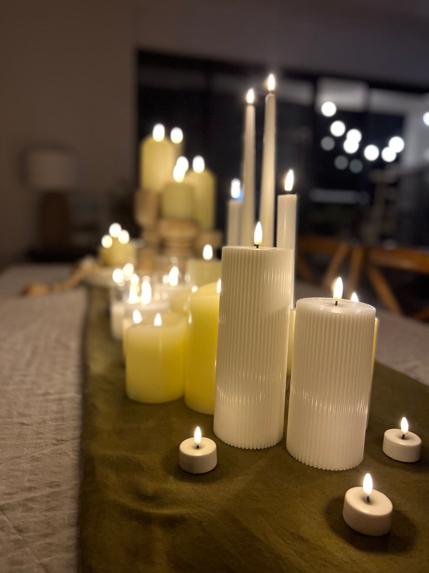 LED Taper Candles Duo - NOT Remote Enabled