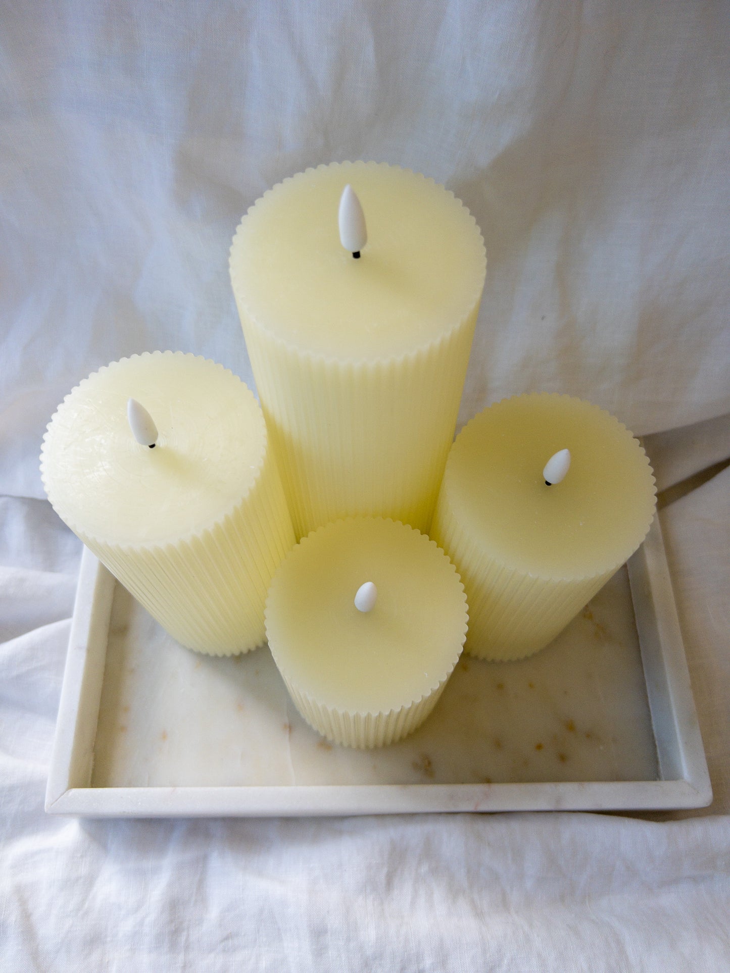 Pillars Ribbed Thick (set of 4)