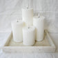 Pillars Ribbed Thick (set of 4)