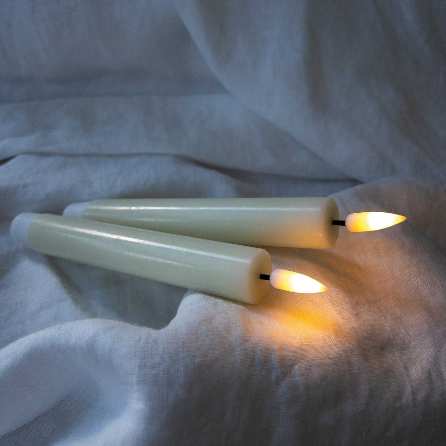 Dinner Candles Flat Top Duo SML