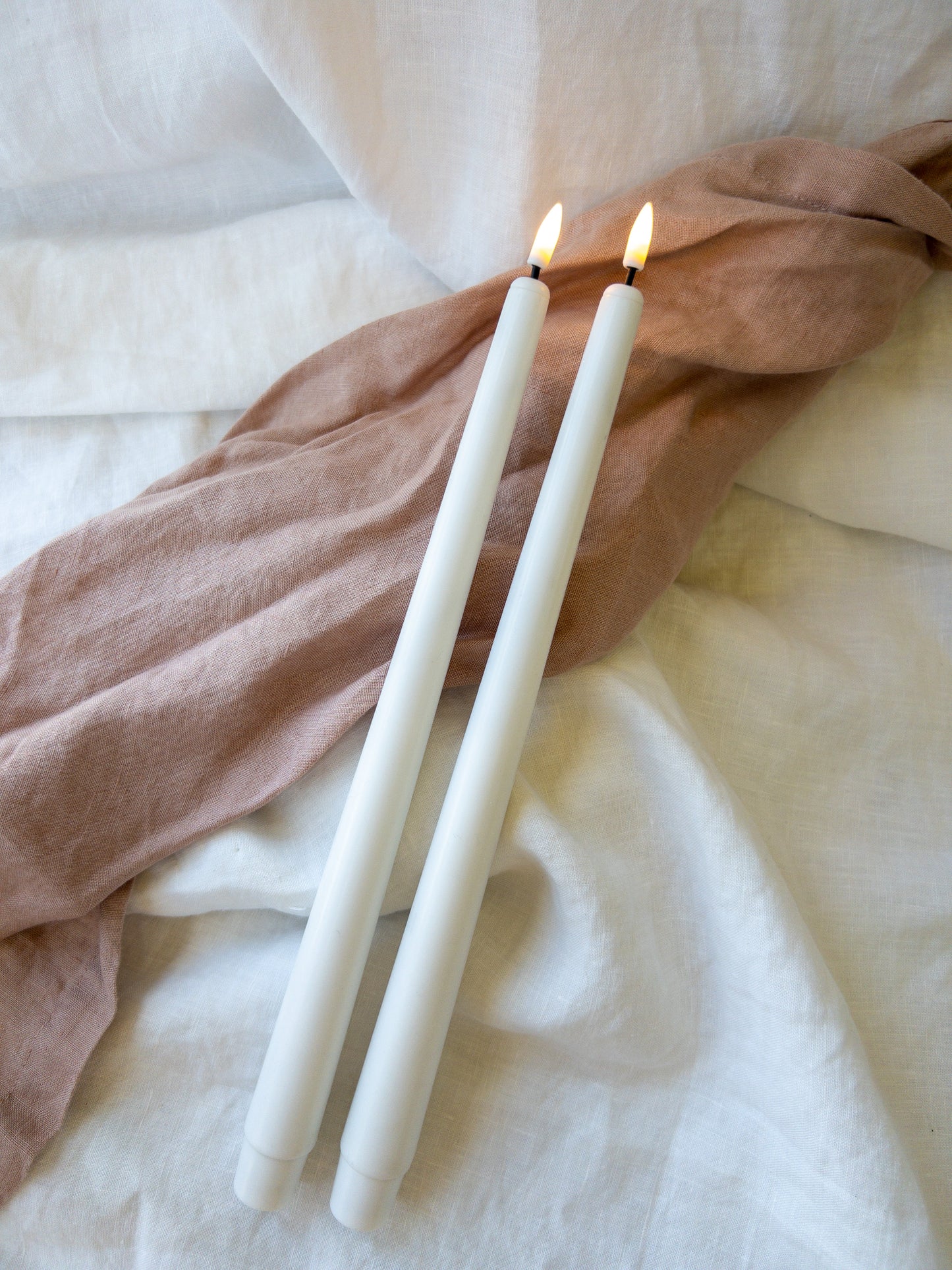 LED Taper Candles Duo - NOT Remote Enabled