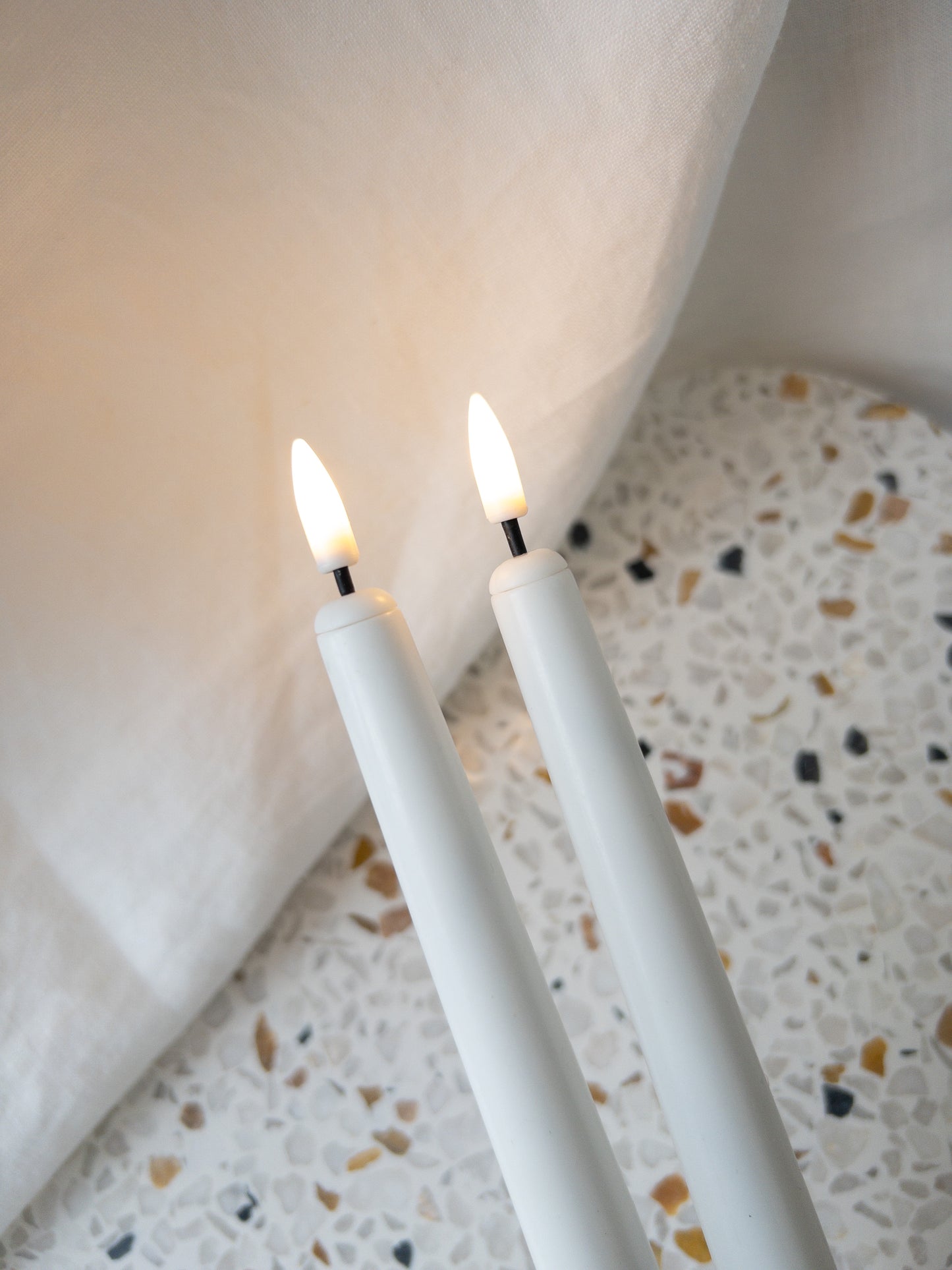 LED Taper Candles Duo - NOT Remote Enabled