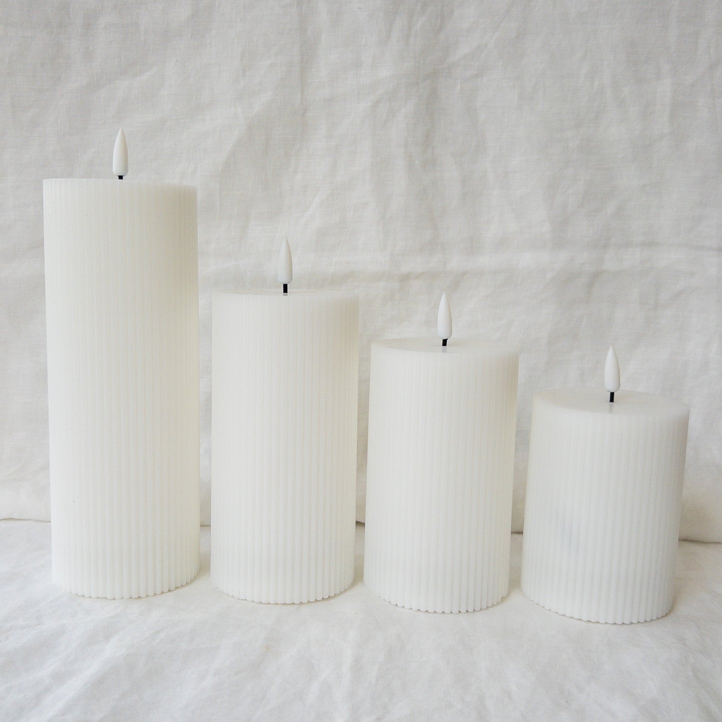 Pillars Ribbed Thick (set of 4)