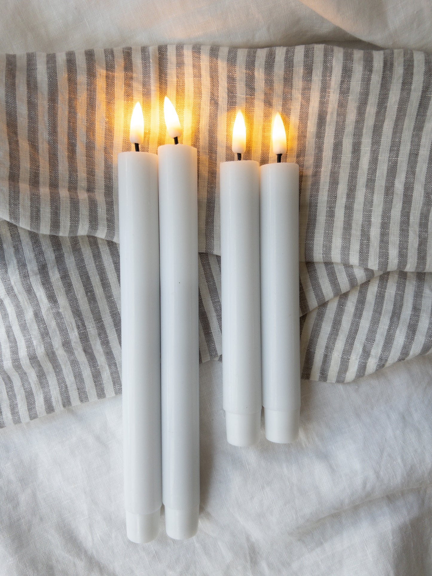 Dinner Candles Flat Top Duo SML