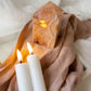 Dinner Candles Flat Top Duo SML