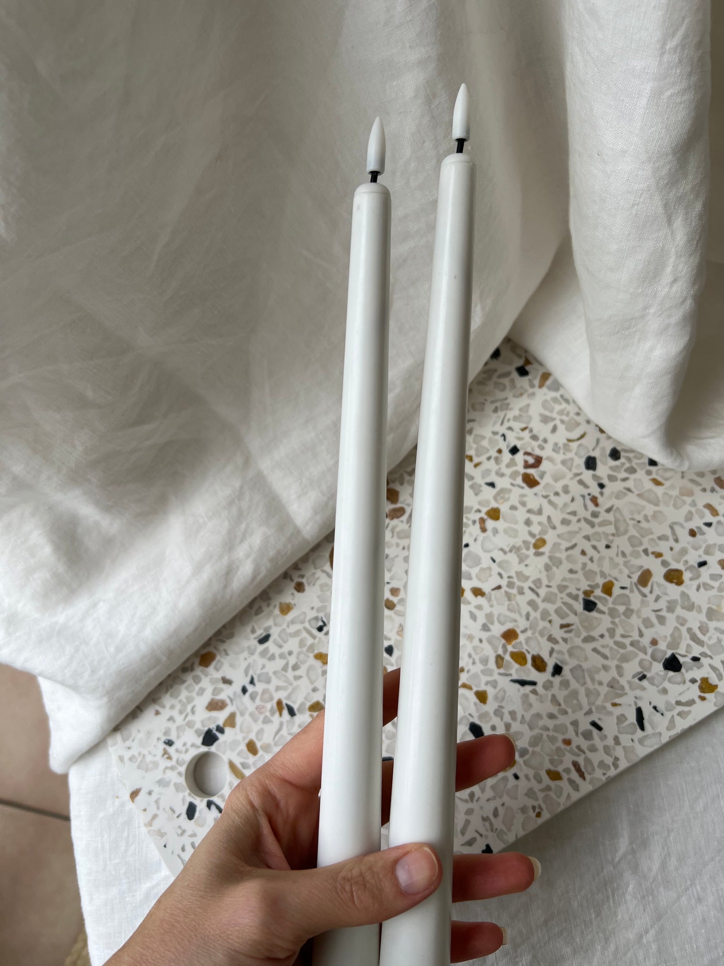 LED Taper Candles Duo - NOT Remote Enabled