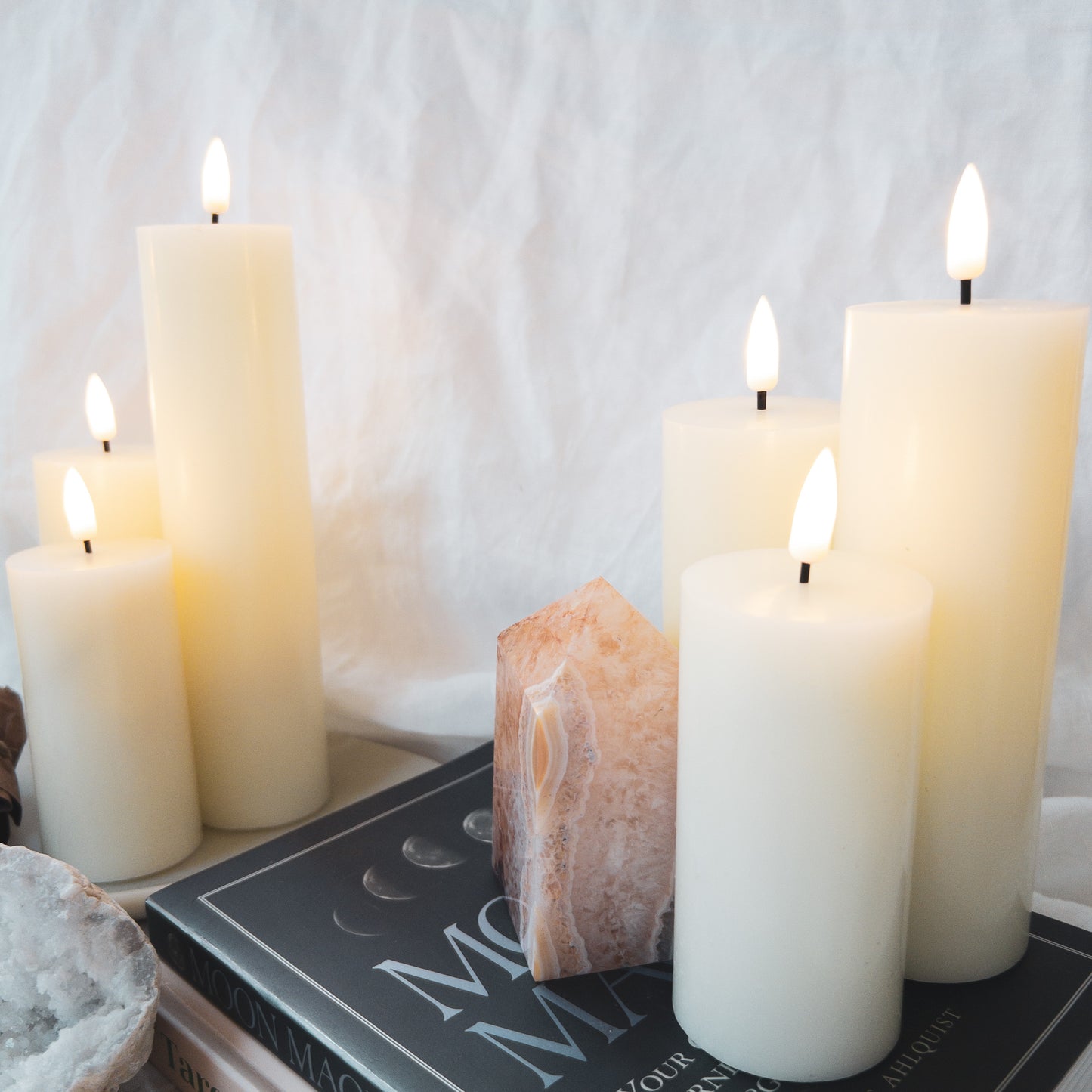 Pillars Smooth Thin (set of 9)