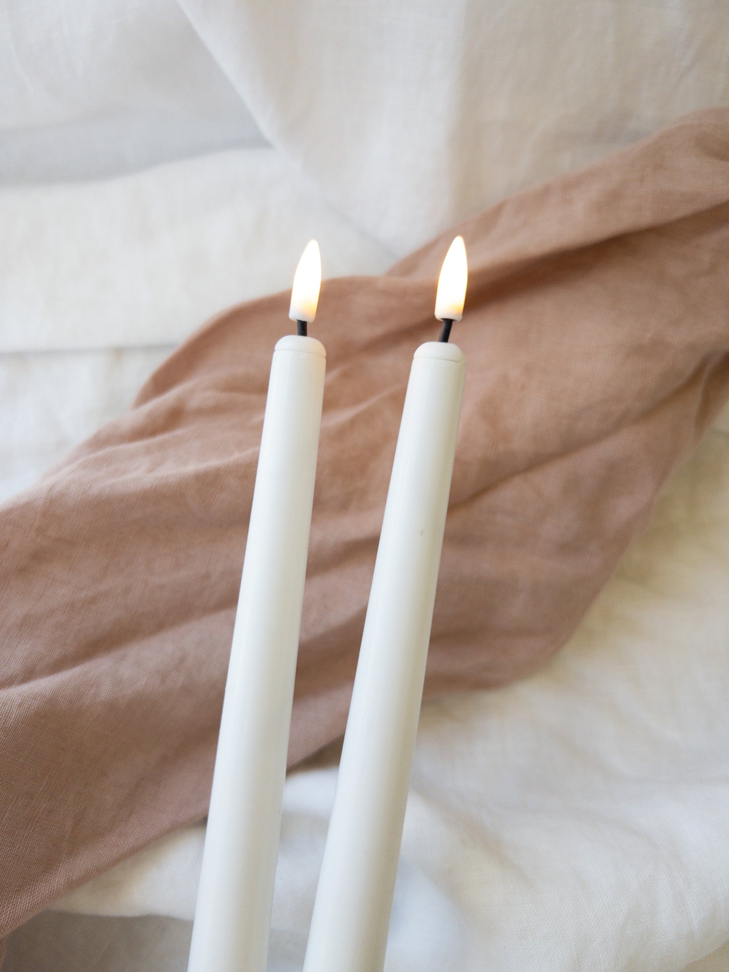 LED Taper Candles Duo - NOT Remote Enabled